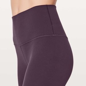 Lululemon Align Crop 21' Black Currant